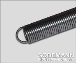 Extension spring - half german eye